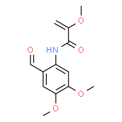 ChemSpider 2D Image | 4,5-DIMETHOXY-N-(2'-METHOXYPROPENOYL ANTHRANILATE) | C13H15NO5