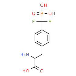 ChemSpider 2D Image | 4-[Difluoro(phosphono)methyl]phenylalanine | C10H12F2NO5P