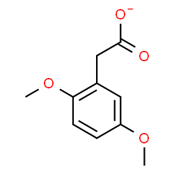ChemSpider 2D Image | (2,5-Dimethoxyphenyl)acetate | C10H11O4