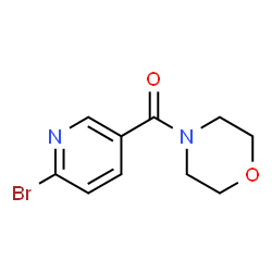 ChemSpider 2D Image | 4-(6-BROMOPYRIDINE-3-CARBONYL)MORPHOLINE | C10H11BrN2O2