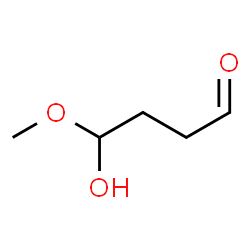 ChemSpider 2D Image | 4-Hydroxy-4-methoxybutanal | C5H10O3