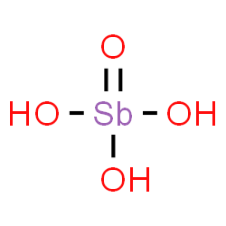 ChemSpider 2D Image | Antimonic acid | H3O4Sb