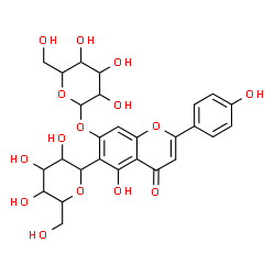 ChemSpider 2D Image | 1,5-Anhydro-1-[7-(hexopyranosyloxy)-5-hydroxy-2-(4-hydroxyphenyl)-4-oxo-4H-chromen-6-yl]hexitol | C27H30O15