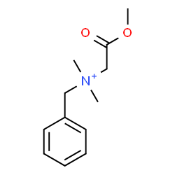 ChemSpider 2D Image | N-Benzyl-2-methoxy-N,N-dimethyl-2-oxoethanaminium | C12H18NO2