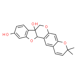 ChemSpider 2D Image | glyceollin II | C20H18O5