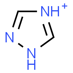 ChemSpider 2D Image | 1,2,4-triazolium | C2H4N3