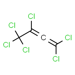 ChemSpider 2D Image | 1,2-HEXACHLOROBUTADIENE | C4Cl6