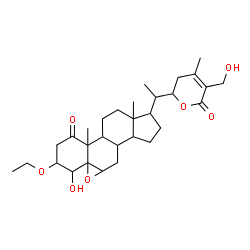 ChemSpider 2D Image | 3-Ethoxy-4,27-dihydroxy-5,6:22,26-diepoxyergost-24-ene-1,26-dione | C30H44O7