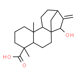 ChemSpider 2D Image | 15-Hydroxykaur-16-en-18-oic acid | C20H30O3