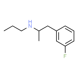 ChemSpider 2D Image | N-[1-(3-Fluorophenyl)-2-propanyl]-1-propanamine | C12H18FN