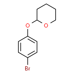 ChemSpider 2D Image | 2-(4-Bromophenoxy)tetrahydro-2H-pyran | C11H13BrO2