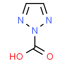ChemSpider 2D Image | 2H-1,2,3-Triazole-2-carboxylic acid | C3H3N3O2