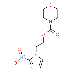 ChemSpider 2D Image | 2-(2-Nitro-1H-imidazol-1-yl)ethyl 4-morpholinecarboxylate | C10H14N4O5
