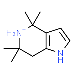 ChemSpider 2D Image | 4,4,6,6-Tetramethyl-4,5,6,7-tetrahydro-1H-pyrrolo[3,2-c]pyridin-5-ium | C11H19N2
