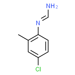 ChemSpider 2D Image | N'-(4-Chloro-2-methylphenyl)imidoformamide | C8H9ClN2