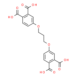 ChemSpider 2D Image | 4,4'-[1,3-Propanediylbis(oxy)]diphthalic acid | C19H16O10