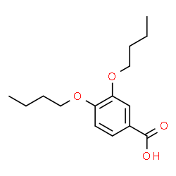 ChemSpider 2D Image | 3,4-Dibutoxybenzoic acid | C15H22O4