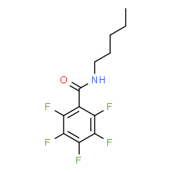 ChemSpider 2D Image | 2,3,4,5,6-Pentafluoro-N-pentylbenzamide | C12H12F5NO