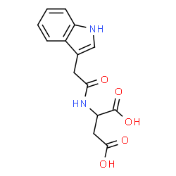 ChemSpider 2D Image | Indoleacetylaspartate | C14H14N2O5