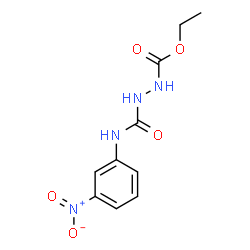 ChemSpider 2D Image | Ethyl 2-[(3-nitrophenyl)carbamoyl]hydrazinecarboxylate | C10H12N4O5
