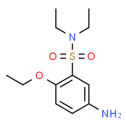 ChemSpider 2D Image | 5-Amino-2-ethoxy-N,N-diethylbenzenesulfonamide | C12H20N2O3S