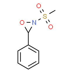 ChemSpider 2D Image | 2-(Methylsulfonyl)-3-phenyloxaziridine | C8H9NO3S