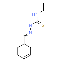 ChemSpider 2D Image | 2-(3-Cyclohexen-1-ylmethylene)-N-ethylhydrazinecarbothioamide | C10H17N3S