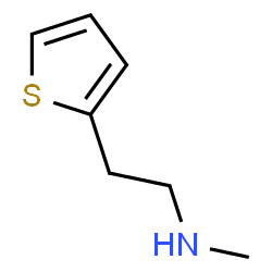 ChemSpider 2D Image | N-Methyl-2-(2-thienyl)ethanamine | C7H11NS