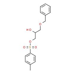 ChemSpider 2D Image | 3-(Benzyloxy)-2-hydroxypropyl 4-methylbenzenesulfonate | C17H20O5S