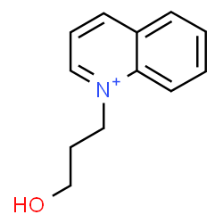ChemSpider 2D Image | 1-(3-Hydroxypropyl)quinolinium | C12H14NO