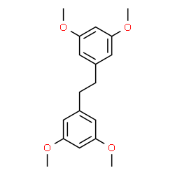 ChemSpider 2D Image | 1,1'-(1,2-Ethanediyl)bis(3,5-dimethoxybenzene) | C18H22O4