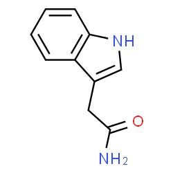 ChemSpider 2D Image | 3-Indoleacetamide | C10H10N2O