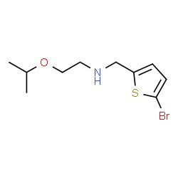 ChemSpider 2D Image | N-[(5-Bromo-2-thienyl)methyl]-2-isopropoxyethanamine | C10H16BrNOS