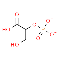 ChemSpider 2D Image | Glyceric acid 2-phosphate | C3H5O7P