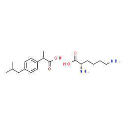 ChemSpider 2D Image | Ibuprofen L-Lysine | C19H32N2O4