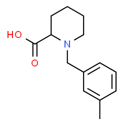 ChemSpider 2D Image | 1-(3-Methylbenzyl)-2-piperidinecarboxylic acid | C14H19NO2
