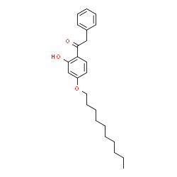 ChemSpider 2D Image | 1-[4-(Decyloxy)-2-hydroxyphenyl]-2-phenylethanone | C24H32O3
