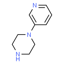 ChemSpider 2D Image | 1-(3-Pyridinyl)piperazine | C9H13N3