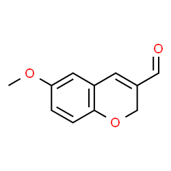ChemSpider 2D Image | 6-Methoxy-2H-chromene-3-carbaldehyde | C11H10O3