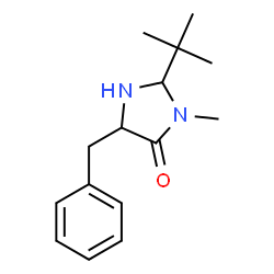 ChemSpider 2D Image | 5-BENZYL-2-TERT-BUTYL-3-METHYL-4-IMIDAZOLIDINONE, (2S,5S)- | C15H22N2O