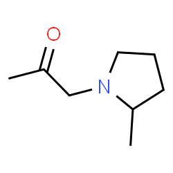 ChemSpider 2D Image | 1-(2-Methyl-1-pyrrolidinyl)acetone | C8H15NO