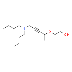 ChemSpider 2D Image | 2-{[5-(Dibutylamino)-3-pentyn-2-yl]oxy}ethanol | C15H29NO2