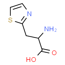 ChemSpider 2D Image | 3-(1,3-Thiazol-2-yl)alanine | C6H8N2O2S