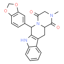 ChemSpider 2D Image | Tadalafil | C22H19N3O4