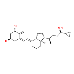 ChemSpider 2D Image | (1S,3R,5Z,7E,24R)-26,27-Cyclo-9,10-secocholesta-5,7,10-triene-1,3,24-triol | C27H42O3