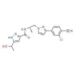 ChemSpider 2D Image | ODM-201 | C19H19ClN6O2