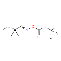 ChemSpider 2D Image | 7,7-Dimethyl(1,1,1-~2~H_3_)-4-oxa-8-thia-2,5-diazanon-5-en-3-one | C7H11D3N2O2S