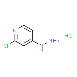 ChemSpider 2D Image | 2-Chloro-4-hydrazinopyridine hydrochloride (1:1) | C5H7Cl2N3