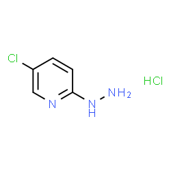 ChemSpider 2D Image | 5-Chloro-2-hydrazinopyridine hydrochloride (1:1) | C5H7Cl2N3
