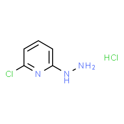ChemSpider 2D Image | 2-Chloro-6-hydrazinopyridine hydrochloride (1:1) | C5H7Cl2N3